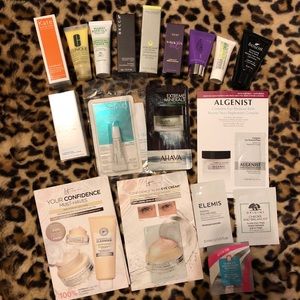 High end skin care samples